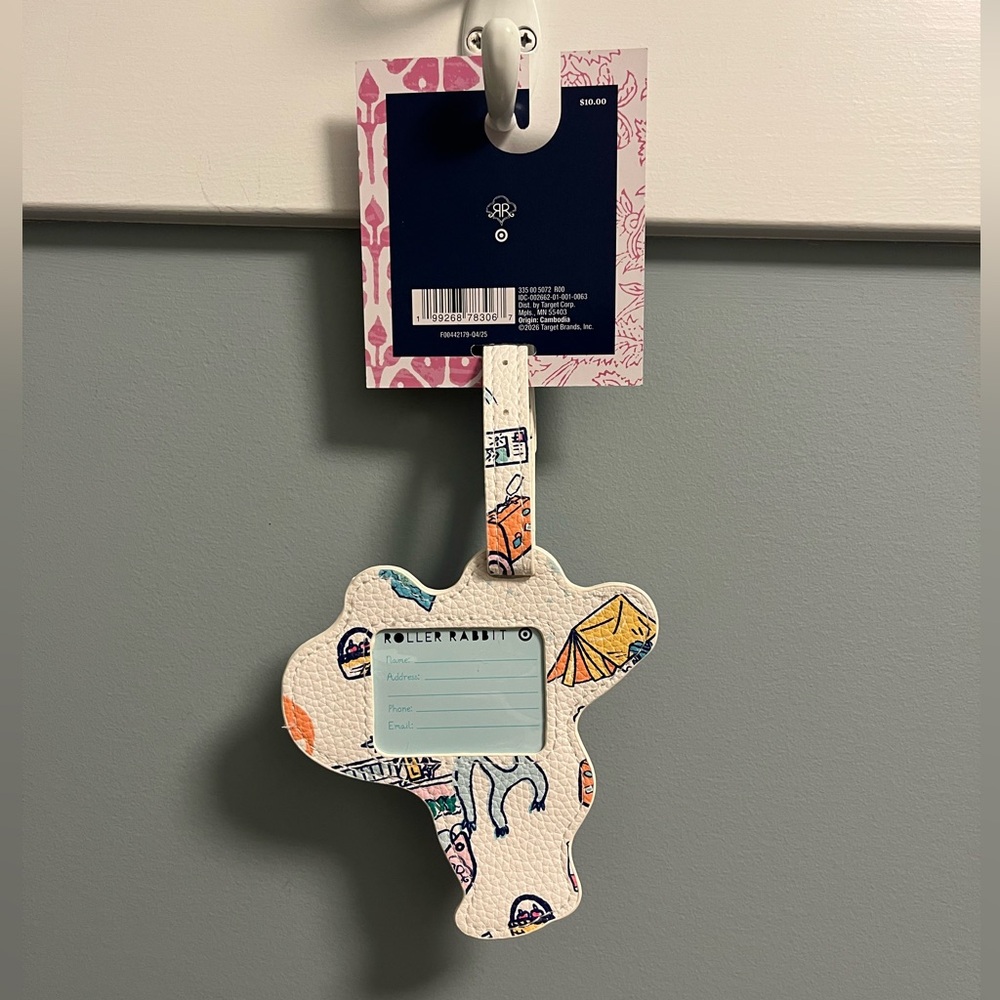 Roller Rabbit x Target Luggage Tag - Picture 2 of 3